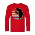 thumbnail image 1 of Inktastic Rock Climbing Mountain Climber Silhouette Long Sleeve Youth T-Shirt, 1 of 5