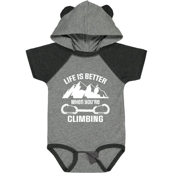 Inktastic Rock Climbing Mountains Boys or Girls Baby Bodysuit