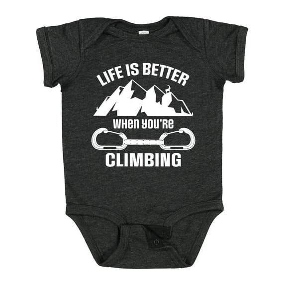 Inktastic Rock Climbing Mountains Boys or Girls Baby Bodysuit
