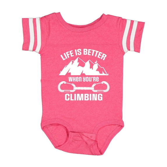 Inktastic Rock Climbing Mountains Boys or Girls Baby Bodysuit