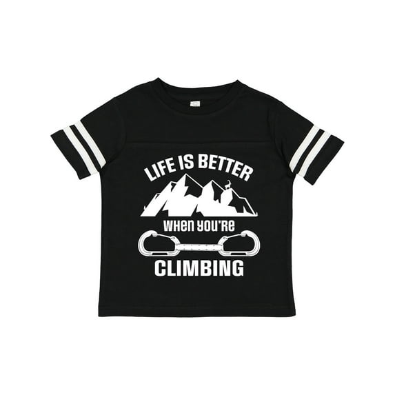 Inktastic Rock Climbing Mountains Boys or Girls Toddler T-Shirt