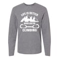 thumbnail image 1 of Inktastic Rock Climbing Mountains Long Sleeve T-Shirt, 1 of 5