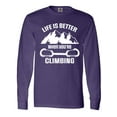 thumbnail image 1 of Inktastic Rock Climbing Mountains Long Sleeve T-Shirt, 1 of 5