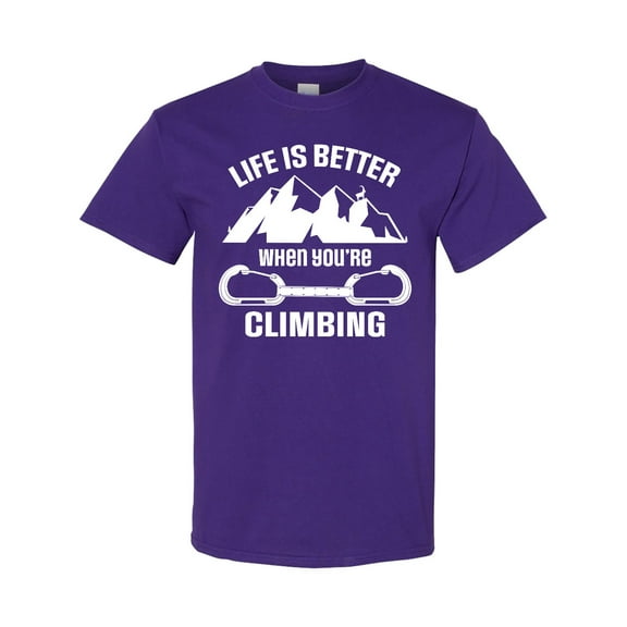 Inktastic Rock Climbing Mountains T-Shirt