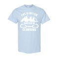 thumbnail image 1 of Inktastic Rock Climbing Mountains T-Shirt, 1 of 5