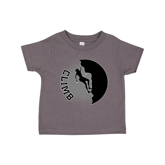 Inktastic Rock Climbing Silhouette Boys or Girls Toddler T-Shirt