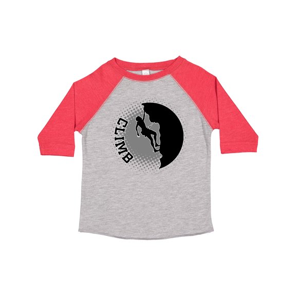Inktastic Rock Climbing Silhouette Boys or Girls Toddler T-Shirt