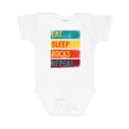 thumbnail image 1 of Inktastic Rock Collecting Eat Sleep Rocks Repeat Boys or Girls Baby Bodysuit, 1 of 4