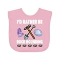thumbnail image 1 of Inktastic Rock Hounding Rock Collector Boys or Girls Baby Bib, 1 of 4