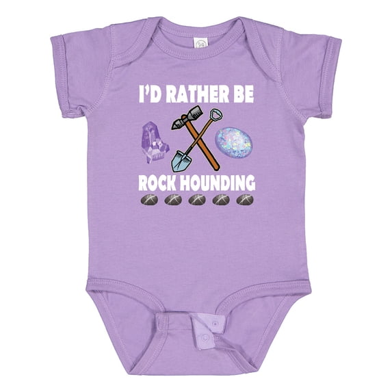 Inktastic Rock Hounding Rock Collector Boys or Girls Baby Bodysuit