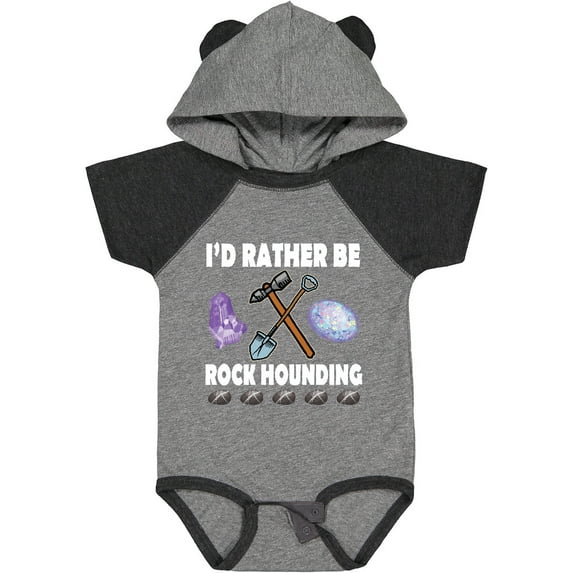 Inktastic Rock Hounding Rock Collector Boys or Girls Baby Bodysuit