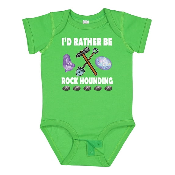 Inktastic Rock Hounding Rock Collector Boys or Girls Baby Bodysuit