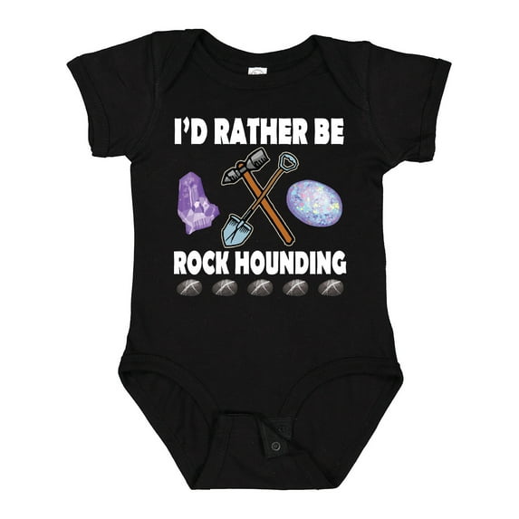Inktastic Rock Hounding Rock Collector Boys or Girls Baby Bodysuit