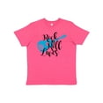 thumbnail image 1 of Inktastic Rock and Roll Lives with Blue Guitar Youth T-Shirt, 1 of 5