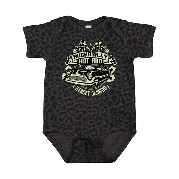 Inktastic Rockabilly Hotrod Boys or Girls Baby Bodysuit