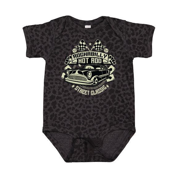 Inktastic Rockabilly Hotrod Boys or Girls Baby Bodysuit