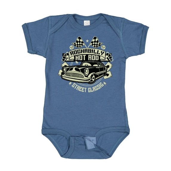 Inktastic Rockabilly Hotrod Boys or Girls Baby Bodysuit