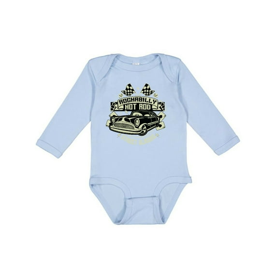 Inktastic Rockabilly Hotrod Boys or Girls Long Sleeve Baby Bodysuit