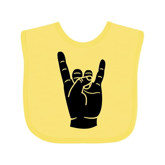 Inktastic Rocker Horns Boys or Girls Baby Bib