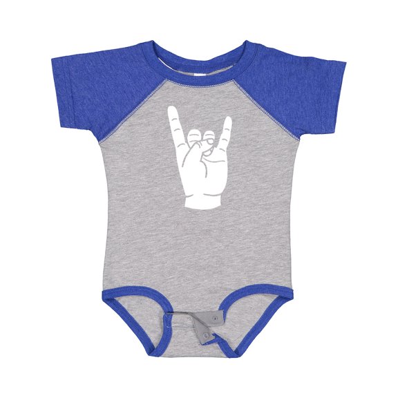 Inktastic Rocker Horns Boys or Girls Baby Bodysuit