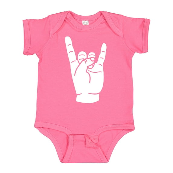 Inktastic Rocker Horns Boys or Girls Baby Bodysuit