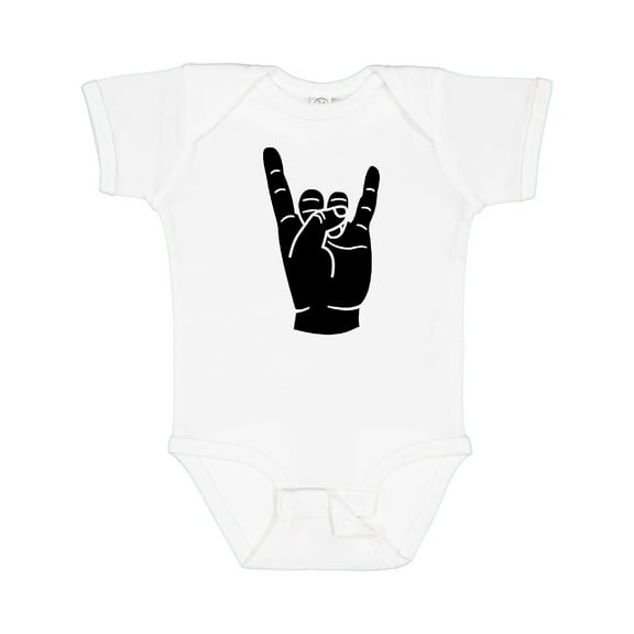 Inktastic Rocker Horns Boys or Girls Baby Bodysuit