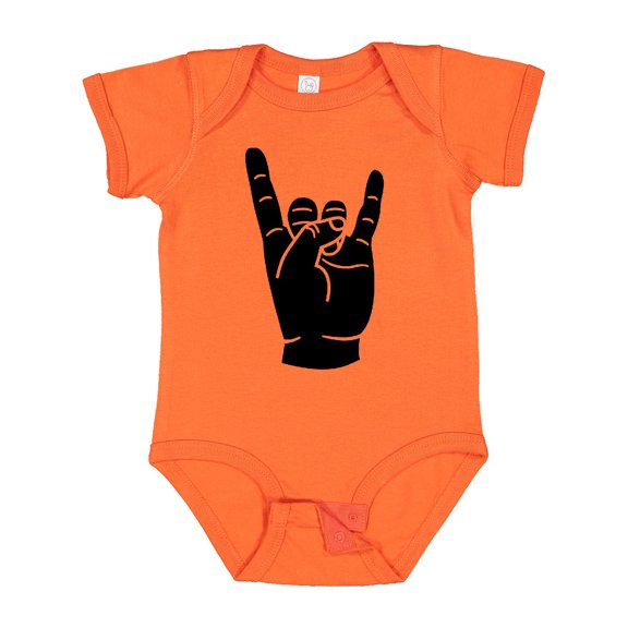 Inktastic Rocker Horns Boys or Girls Baby Bodysuit