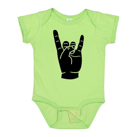Inktastic Rocker Horns Boys or Girls Baby Bodysuit
