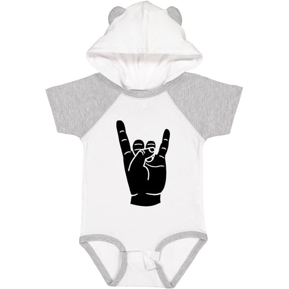Inktastic Rocker Horns Boys or Girls Baby Bodysuit