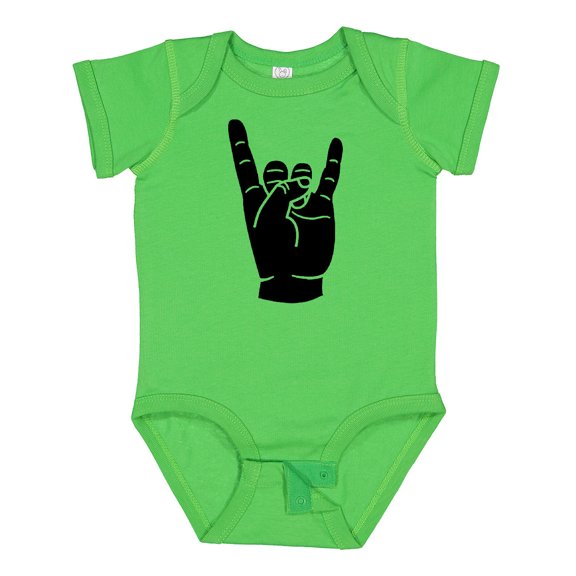 Inktastic Rocker Horns Boys or Girls Baby Bodysuit