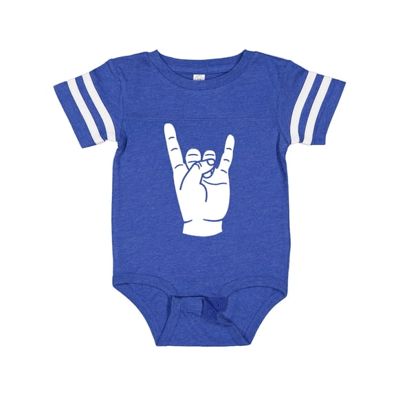 Inktastic Rocker Horns Boys or Girls Baby Bodysuit