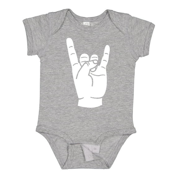 Inktastic Rocker Horns Boys or Girls Baby Bodysuit