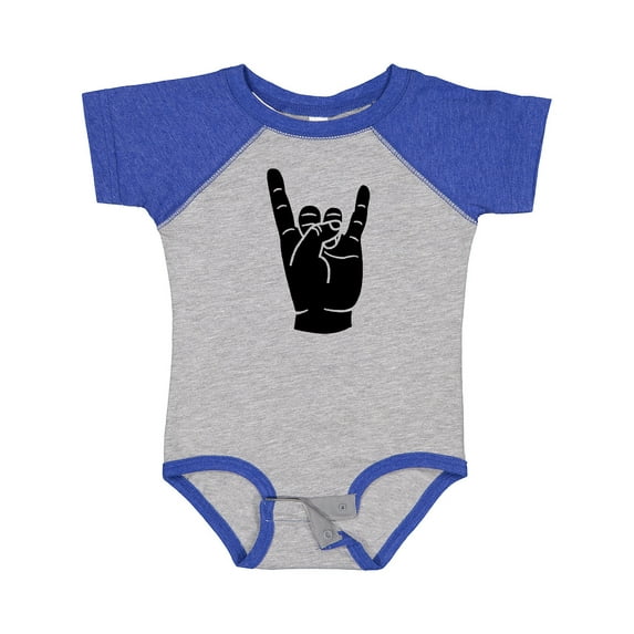 Inktastic Rocker Horns Boys or Girls Baby Bodysuit
