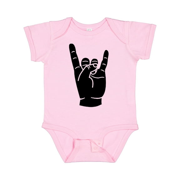 Inktastic Rocker Horns Boys or Girls Baby Bodysuit