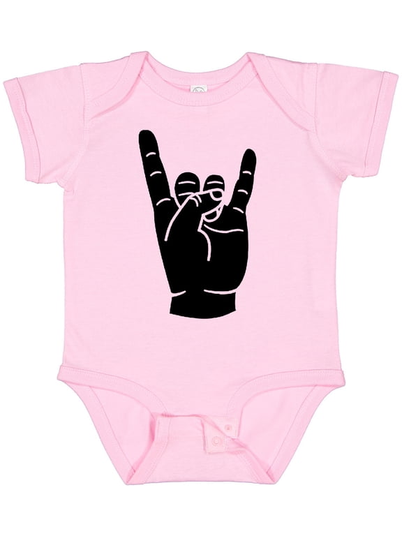 Rocker Horns Boys or Girls Baby Bodysuit