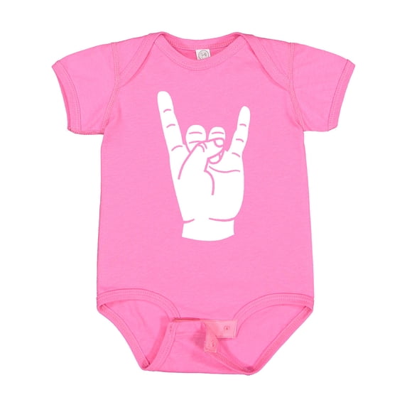 Inktastic Rocker Horns Boys or Girls Baby Bodysuit