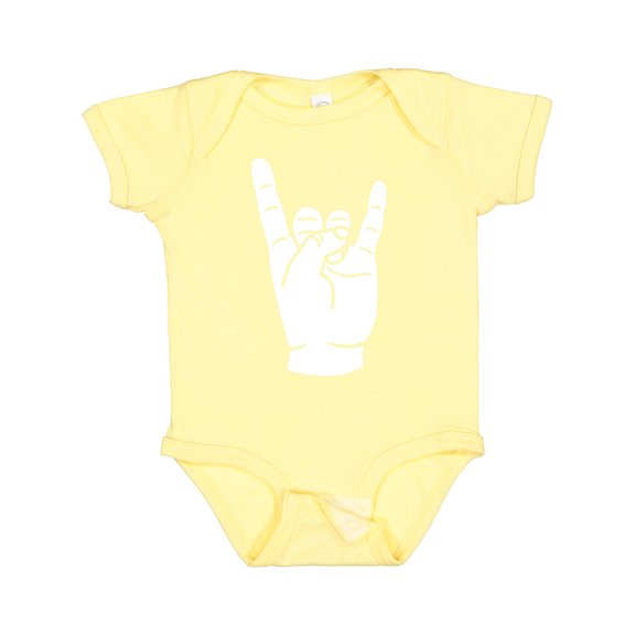 Inktastic Rocker Horns Boys or Girls Baby Bodysuit