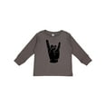 thumbnail image 1 of Inktastic Rocker Horns Boys or Girls Long Sleeve Toddler T-Shirt, 1 of 5