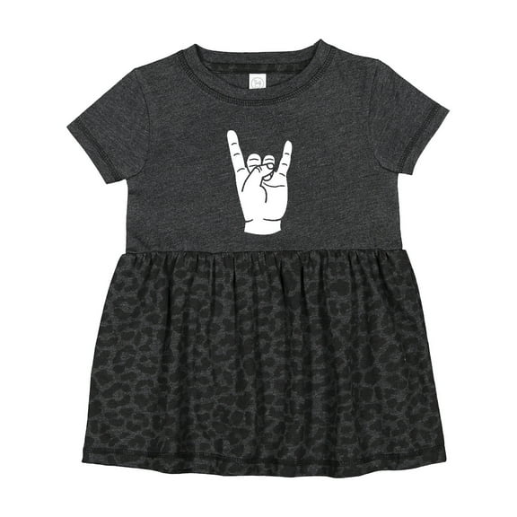 Inktastic Rocker Horns Girls Baby Dress