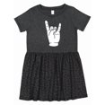 thumbnail image 1 of Inktastic Rocker Horns Girls Toddler Dress, 1 of 5