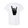 thumbnail image 1 of Inktastic Rocker Horns T-Shirt, 1 of 5
