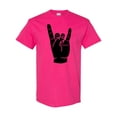 thumbnail image 1 of Inktastic Rocker Horns T-Shirt, 1 of 5