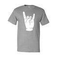 thumbnail image 1 of Inktastic Rocker Horns T-Shirt, 1 of 5