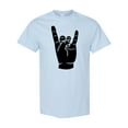 thumbnail image 1 of Inktastic Rocker Horns T-Shirt, 1 of 5