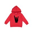 thumbnail image 1 of Inktastic Rocker Horns Toddler Hoodie, 1 of 4