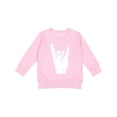 thumbnail image 1 of Inktastic Rocker Horns Toddler Sweatshirt, 1 of 4