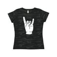 thumbnail image 1 of Inktastic Rocker Horns Women's T-Shirt, 1 of 5