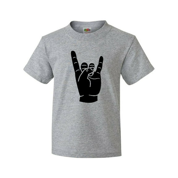 Inktastic Rocker Horns Youth T-Shirt