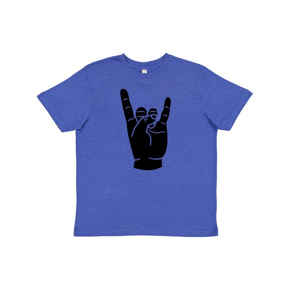 Inktastic Rocker Horns Youth T-Shirt