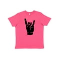 thumbnail image 1 of Inktastic Rocker Horns Youth T-Shirt, 1 of 5